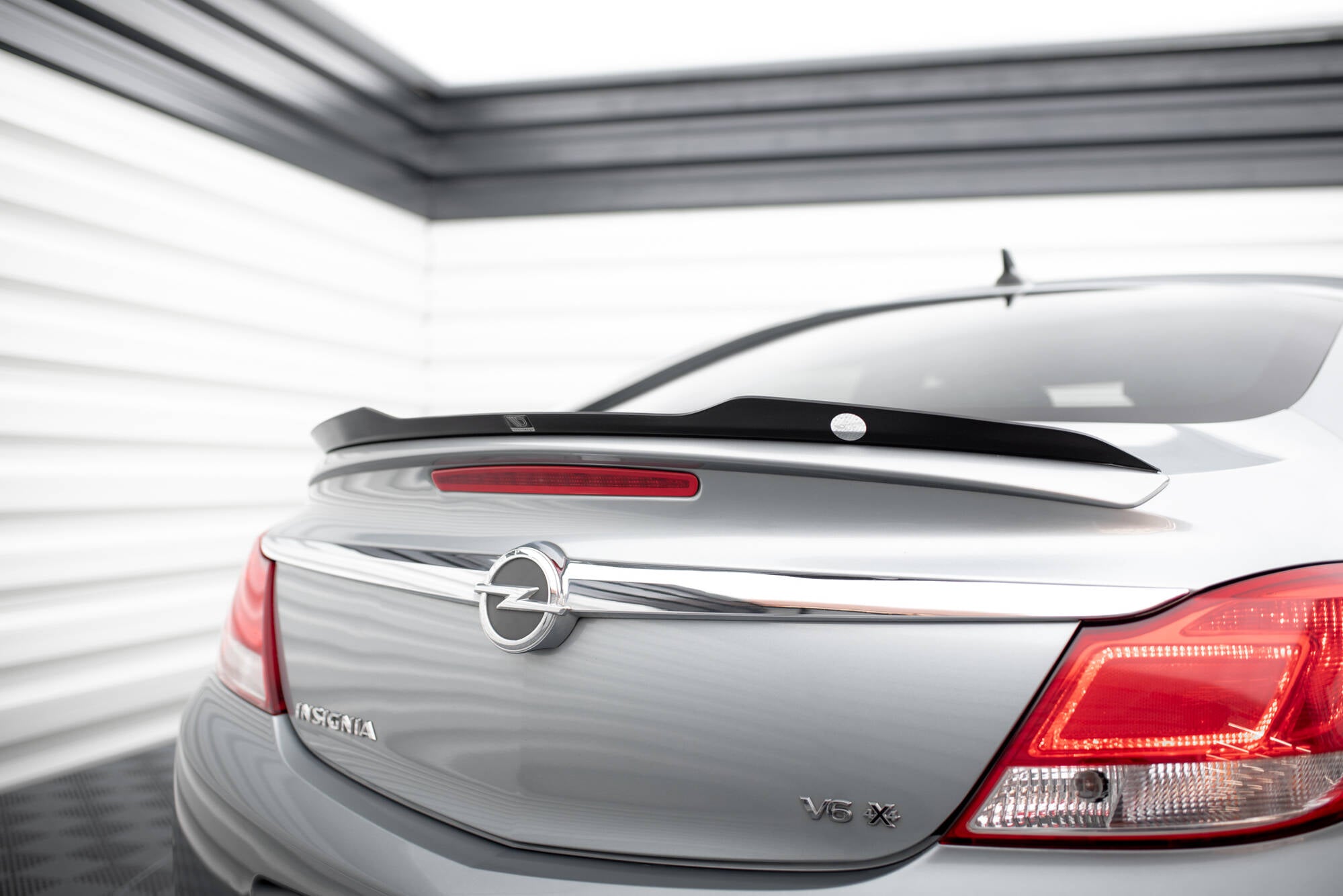 Maxton Design Spoiler CAP passend für Opel Insignia OPC-Line Mk1 schwarz Hochglanz