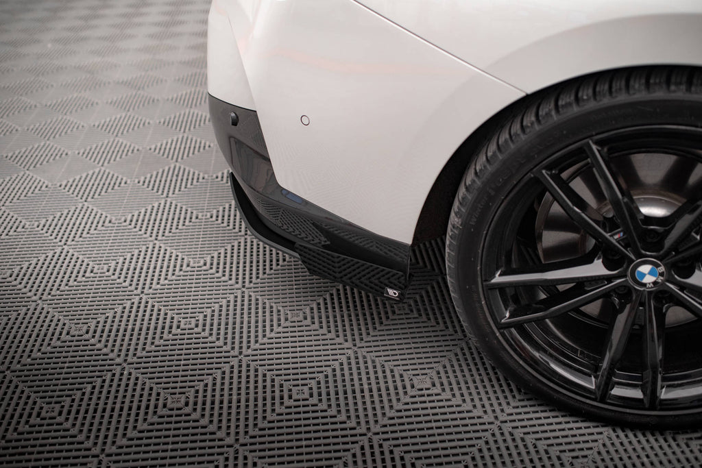Maxton Design Street Pro Heck Ansatz Flaps Diffusor + Flaps passend für BMW 2 Coupe M-Paket G42 schwarz Hochglanz