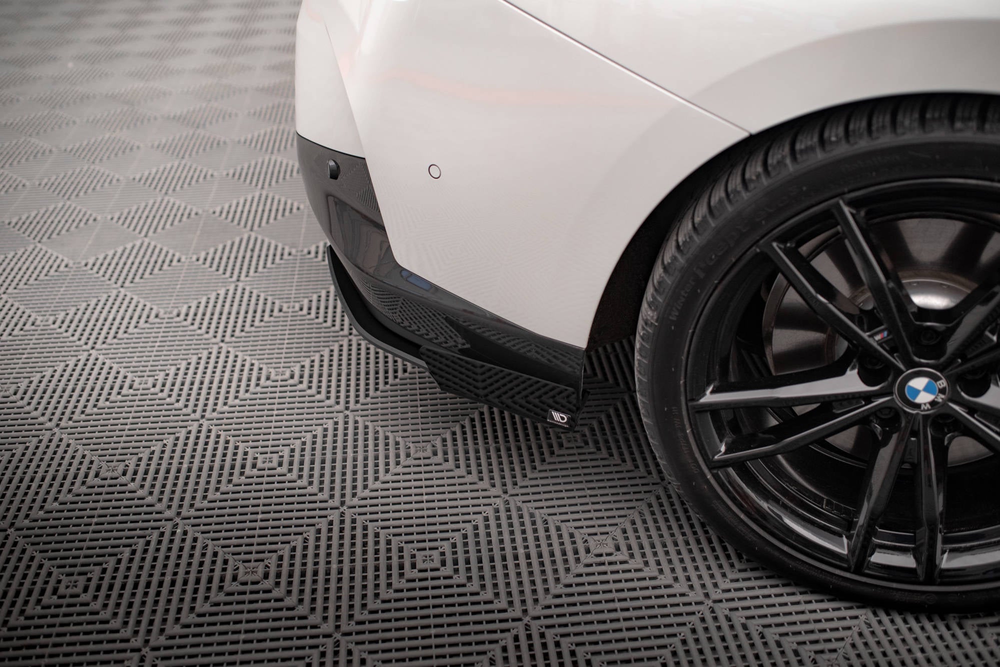 Maxton Design Street Pro Heck Ansatz Flaps Diffusor + Flaps passend für BMW 2 Coupe M-Paket G42 schwarz Hochglanz