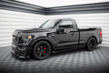 Maxton Design Street+ Seitenschweller Leisten Passend für Shelby F150 Super Snake Schwarz Hochglanz