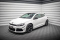 Maxton Design Street Pro Street+ Seitenschweller Leisten + Flaps passend für VW Scirocco R Mk3 / Mk3 Facelift schwarz Hochglanz