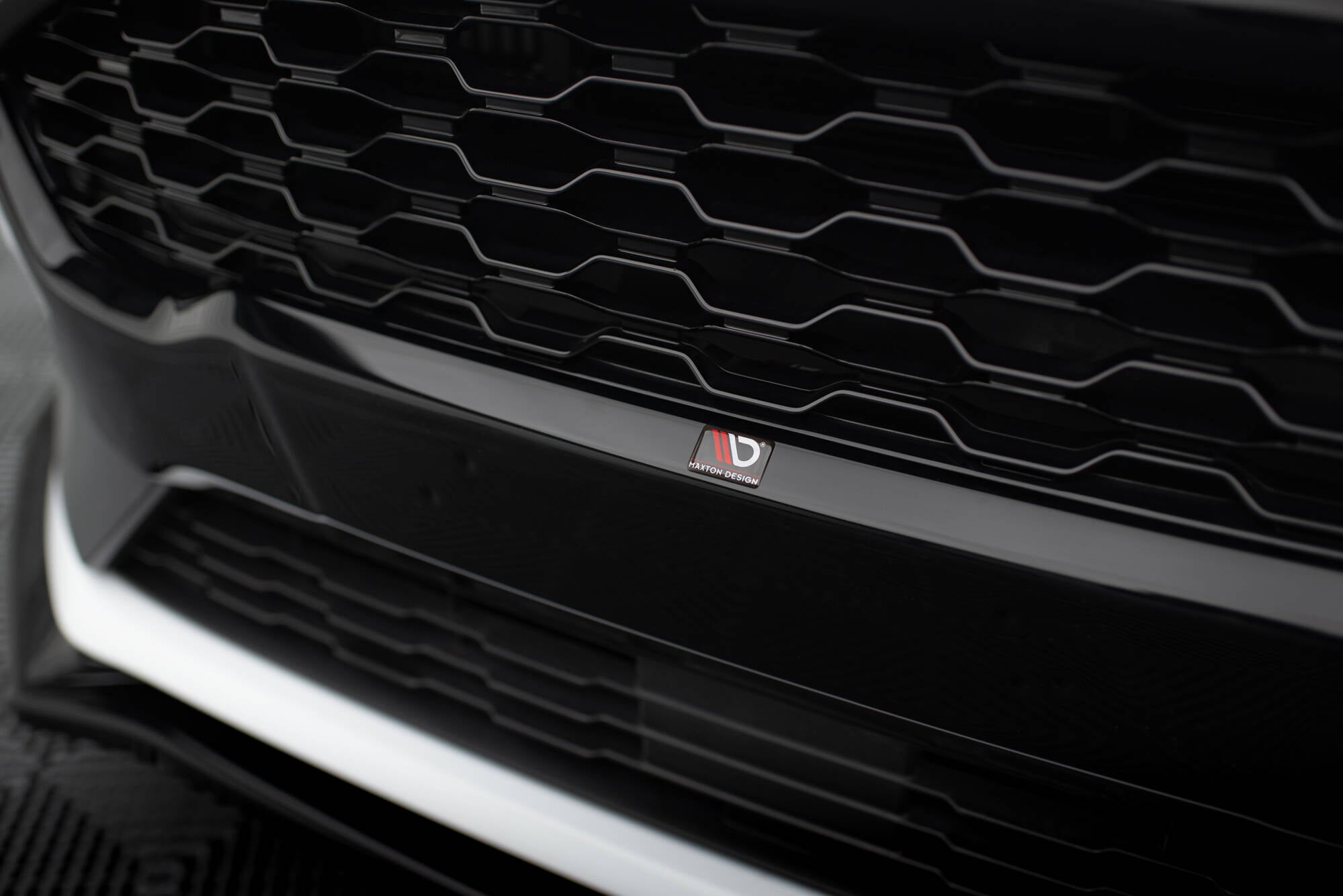 Maxton Design Front Grill Ford Fiesta ST / ST-Line Mk8 schwarz Hochglanz für Ford Fiesta ST