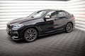 Maxton Design Street+ Seitenschweller Leisten V.2 passend für BMW X4 M-Paket G02 schwarz Hochglanz