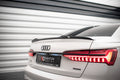Maxton Design Spoiler CAP passend für Audi A6 Limousine C8 / C8 Facelift schwarz Hochglanz