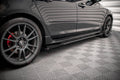Maxton Design Street Pro Street+ Seitenschweller Leisten + Flaps passend für Mazda 3 MPS Mk1 schwarz Hochglanz