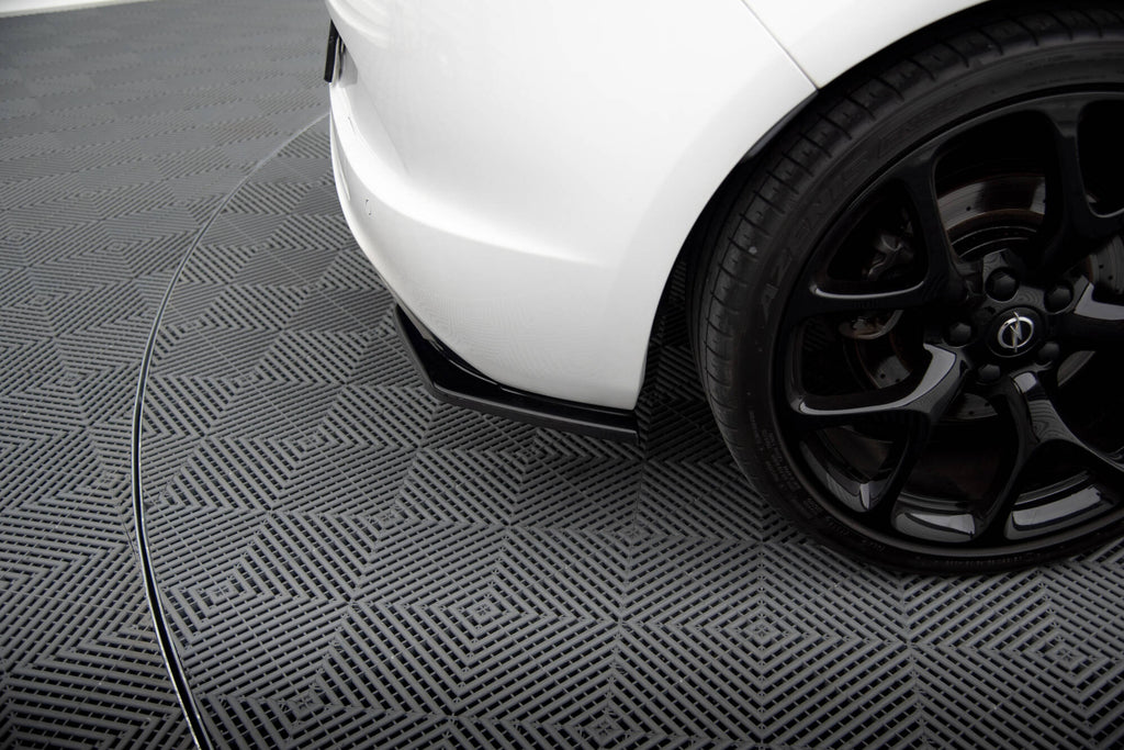 Maxton Design Heck Ansatz Flaps Diffusor passend für OPEL ASTRA J OPC / VXR schwarz Hochglanz