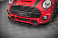 Maxton Design Street+ Spoilerlippe Front Ansatz passend für Mini Cooper S John Cooper Works F56 schwarz Hochglanz