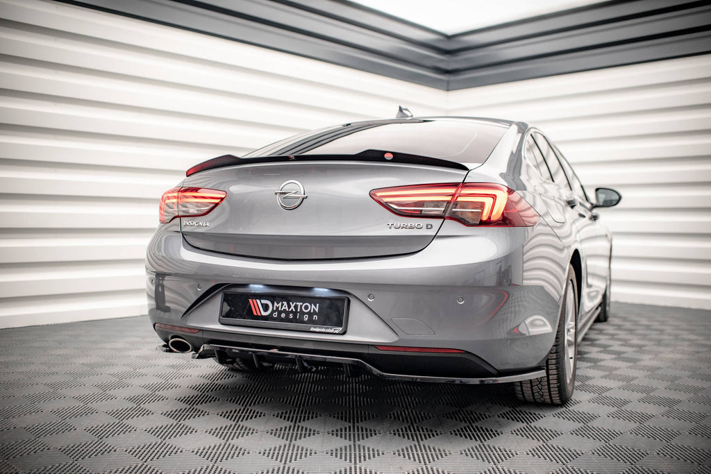 Maxton Design Spoiler CAP passend für Opel Insignia Mk2 schwarz Hochglanz