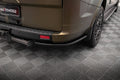Maxton Design Heck Ansatz Flaps Diffusor passend für Ford Tourneo Custom Mk1 Facelift schwarz Hochglanz