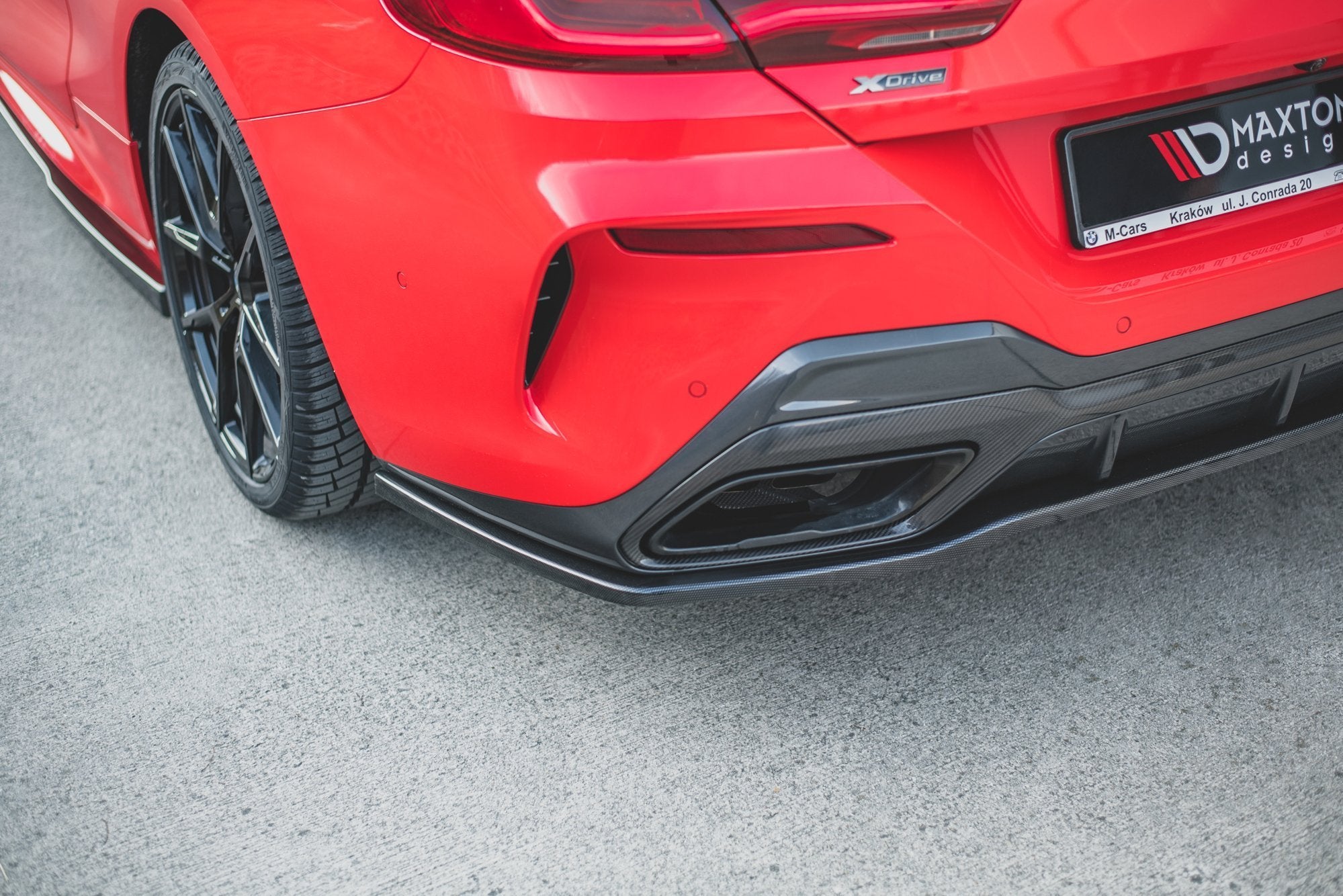 Maxton Design Heckansatz BMW 8 Coupe M-Paket G15 schwarz Hochglanz für BMW 8er Coupe