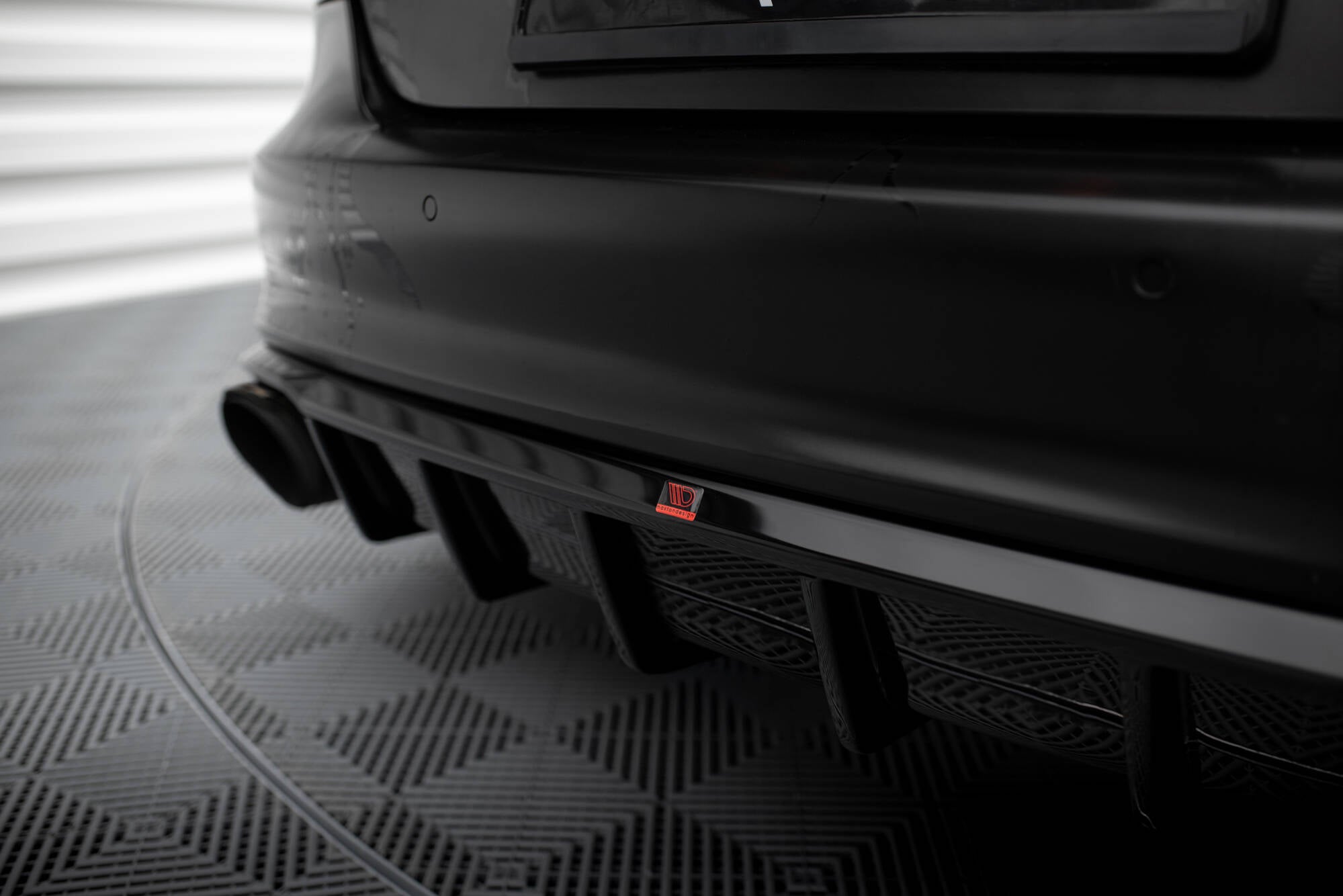 Maxton Design Diffusor Heck Ansatz passend für Audi A7 S-Line C7