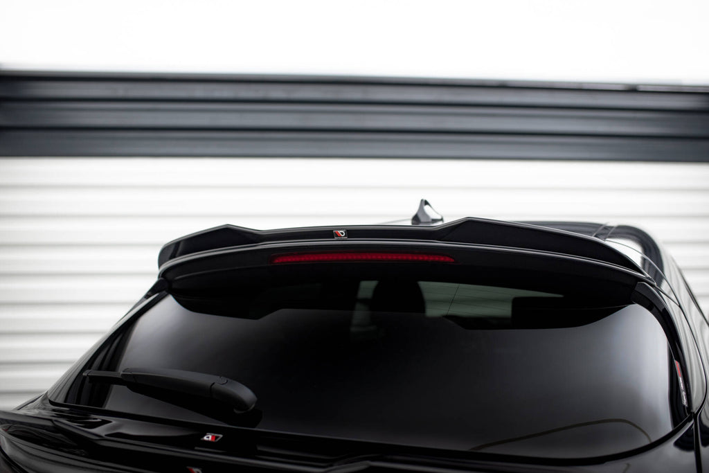 Maxton Design Höher Spoiler CAP 3D passend für Alfa Romeo Stelvio Mk1 schwarz Hochglanz