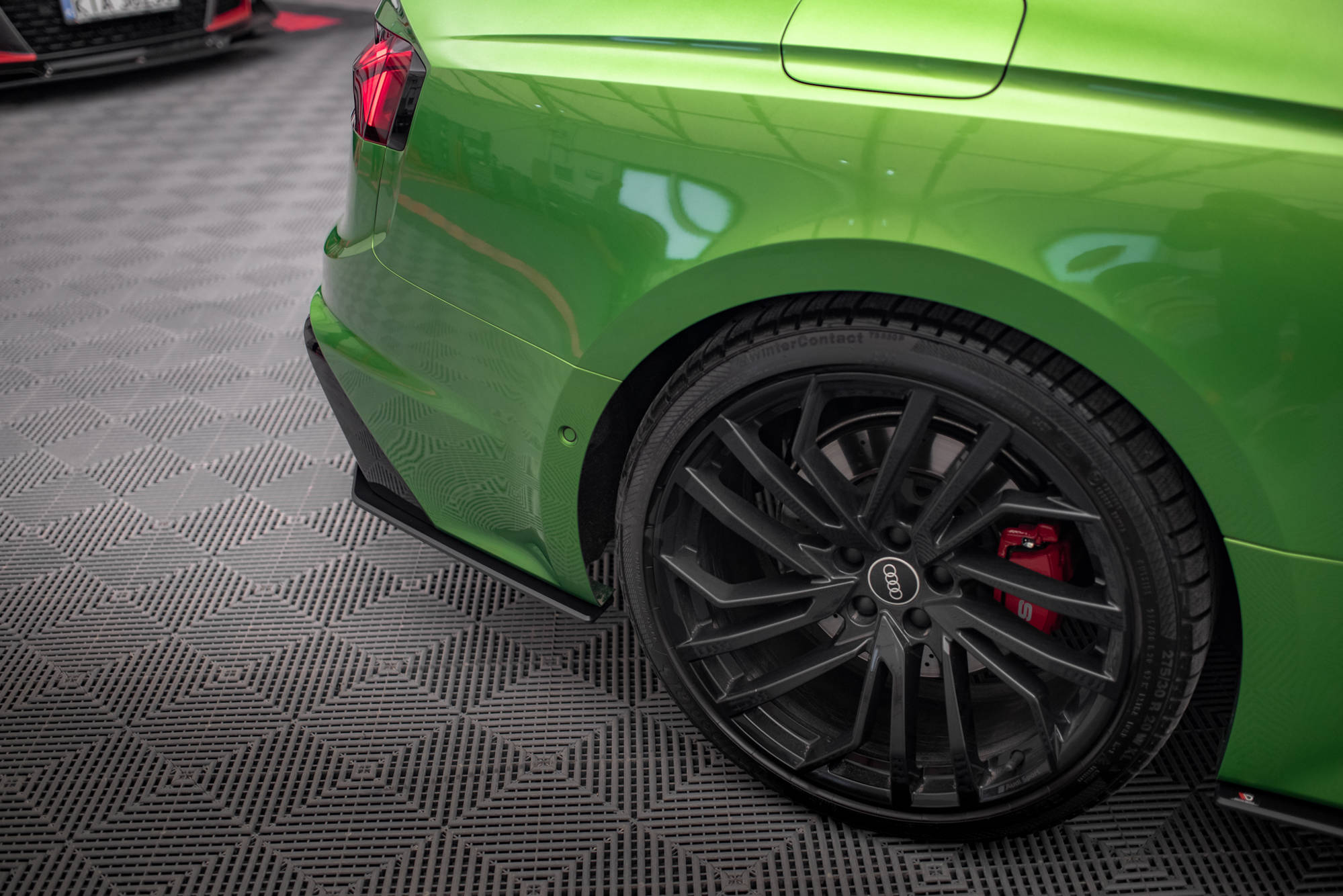 Maxton Design Street Pro Heck Ansatz Flaps Diffusor passend für Audi RS5 F5 Facelift