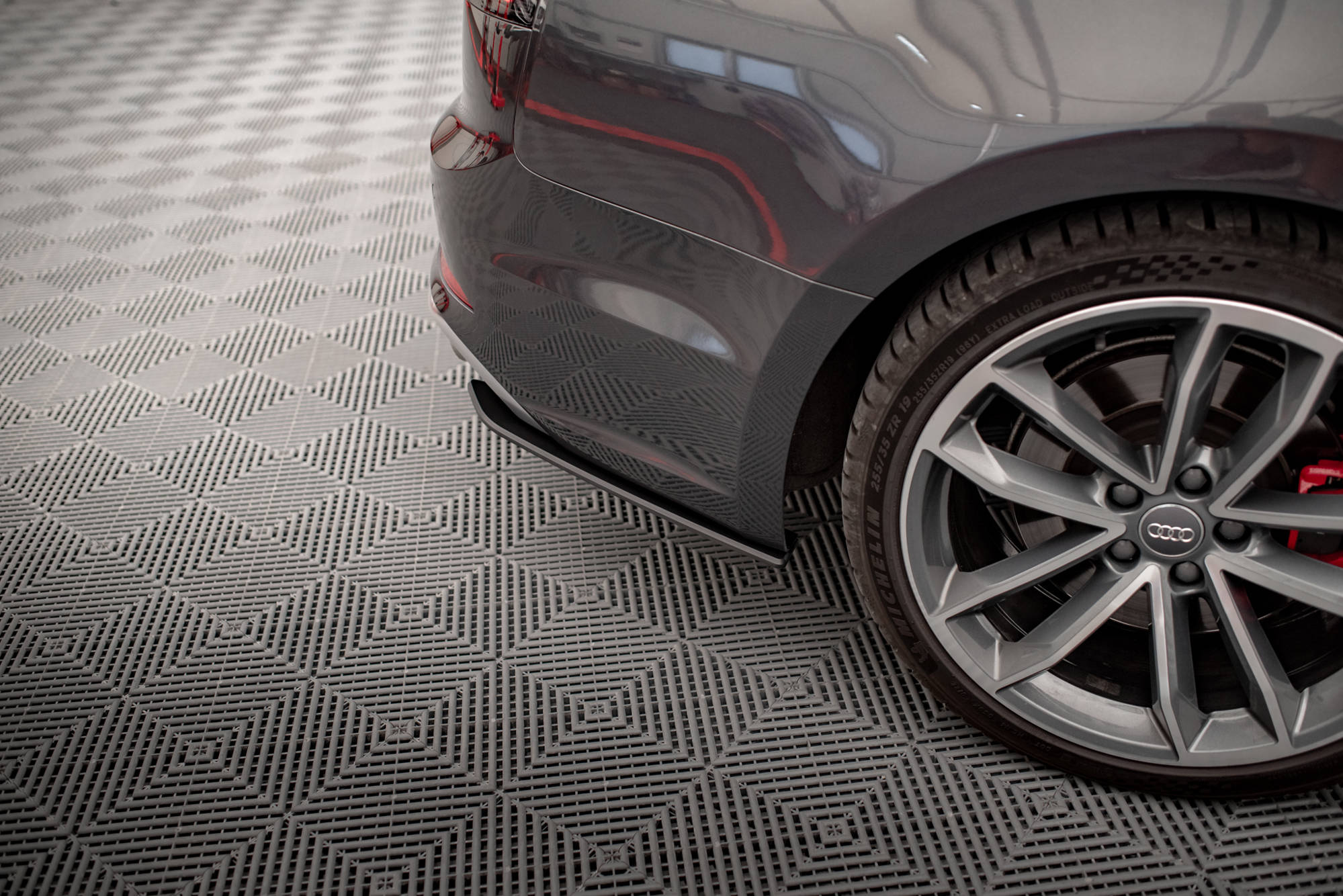 Maxton Design Street Pro Heck Ansatz Flaps Diffusor passend für Audi S5 Coupe / Sportback F5