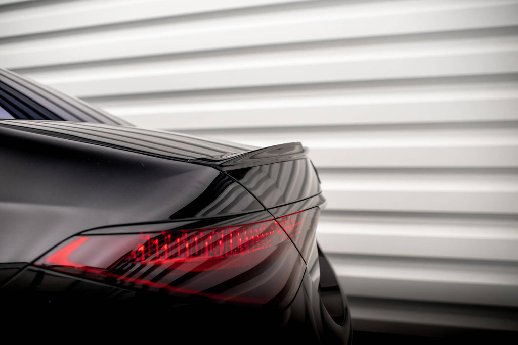 Maxton Design Spoiler CAP 3D passend für Mercedes-Benz S AMG-Line W223 schwarz Hochglanz