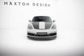 Maxton Design Street+ Spoilerlippe Front Ansatz passend für V.1 Porsche 718 Cayman GTS 982c schwarz Hochglanz