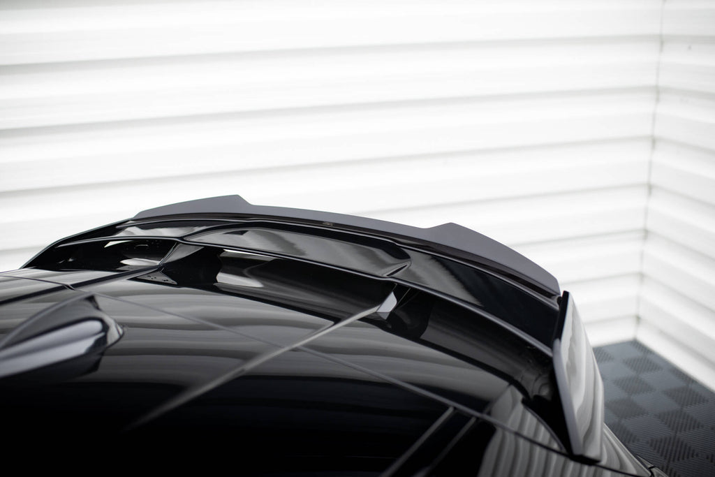 Maxton Design Spoiler CAP passend für BMW M135i M-Performance F40 schwarz Hochglanz