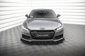 Maxton Design Street Pro Street+ Spoilerlippe Front Ansatz + Flaps passend für Audi TT S / S-Line 8S schwarz Hochglanz