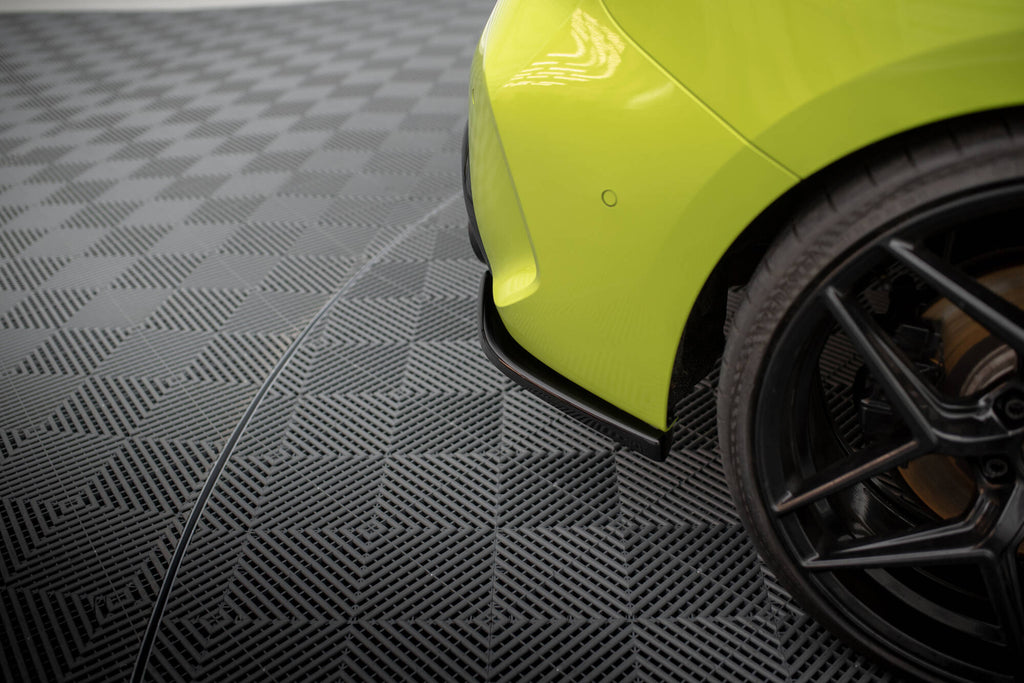 Maxton Design Heck Ansatz Flaps Diffusor V.7 passend für BMW 1er M-Paket / M135i F40 schwarz Hochglanz