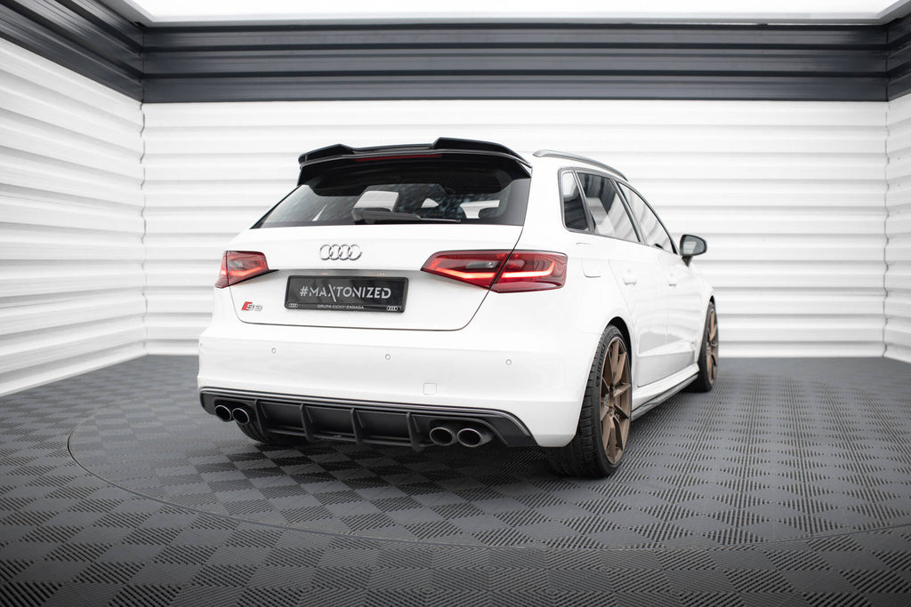 Maxton Design Street Pro Heckschürze passend für Audi S3 Sportback / Hatchback 8V