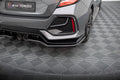 Maxton Design Heckansatz V.1 (mit einem vertikalem balken) Honda Civic Sport Mk 10 Facelift schwarz Hochglanz für Honda Civic Mk10 Facelift