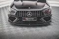 Maxton Design Street+ Spoilerlippe Front Ansatz V.3 passend für Mercedes-AMG CLA 45 Aero C118 schwarz Hochglanz