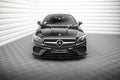 Maxton Design Street+ Spoilerlippe Front Ansatz V.1 passend für Mercedes-Benz E-Klasse W213 Coupe (C238) / Cabriolet (A238) AMG-Line / 53 AMG schwarz Hochglanz