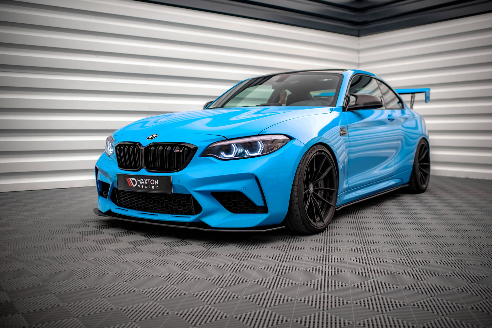 Maxton Design Street Pro Street+ Spoilerlippe Front Ansatz passend für BMW M2 Competition F87
