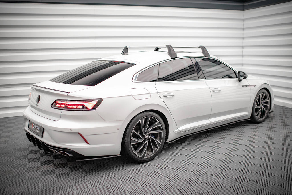 Maxton Design Street Pro Street+ Seitenschweller Leisten V.2 passend für VW Arteon R / R-Line Limousine / Shooting Brake Mk1 Facelift