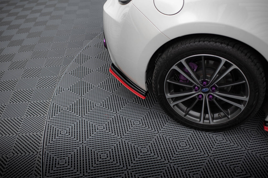 Maxton Design Heck Ansatz Flaps Diffusor V.2 passend für Subaru BRZ Mk1 / Mk1 Facelift schwarz Hochglanz