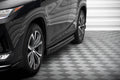 Maxton Design Street+ Seitenschweller Leisten passend für Lexus RX Mk4 Facelift (Version mit OEM-Trittbrettern) schwarz Hochglanz