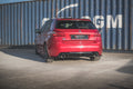 Maxton Design Heck Ansatz Flaps Diffusor passend für Peugeot 308 GT Mk2 Facelift schwarz Hochglanz