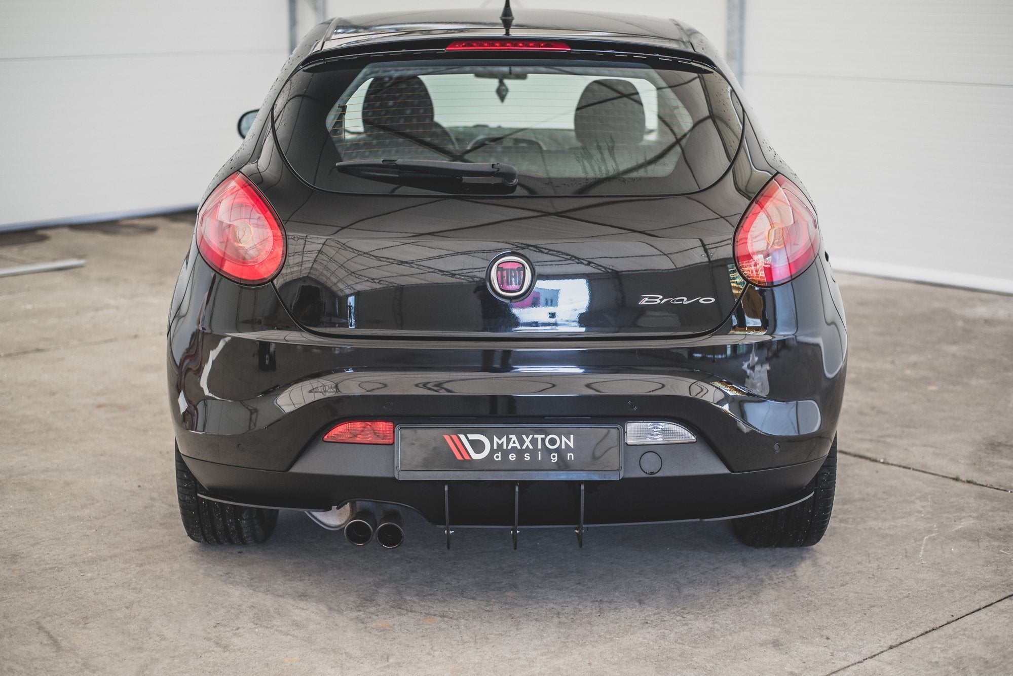 Maxton Design Heckschürze passend für Fiat Bravo Sport Mk.2