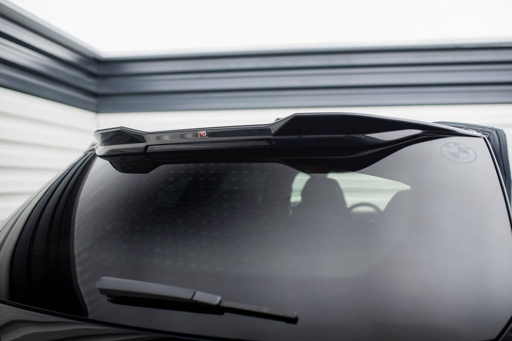 Maxton Design Spoiler CAP 3D passend für BMW XM G09 schwarz Hochglanz