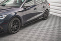 Maxton Design Street+ Seitenschweller Leisten V.2 passend für Seat Leon FR ST / Hatchback Mk4 / Cupra Leon ST / Hatchback Mk1 / Mk1 Facelift schwarz Hochglanz