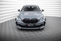 Maxton Design Street+ Spoilerlippe Front Ansatz V.4 passend für BMW 1er M-Paket/ M135i / 128ti F40 schwarz Hochglanz