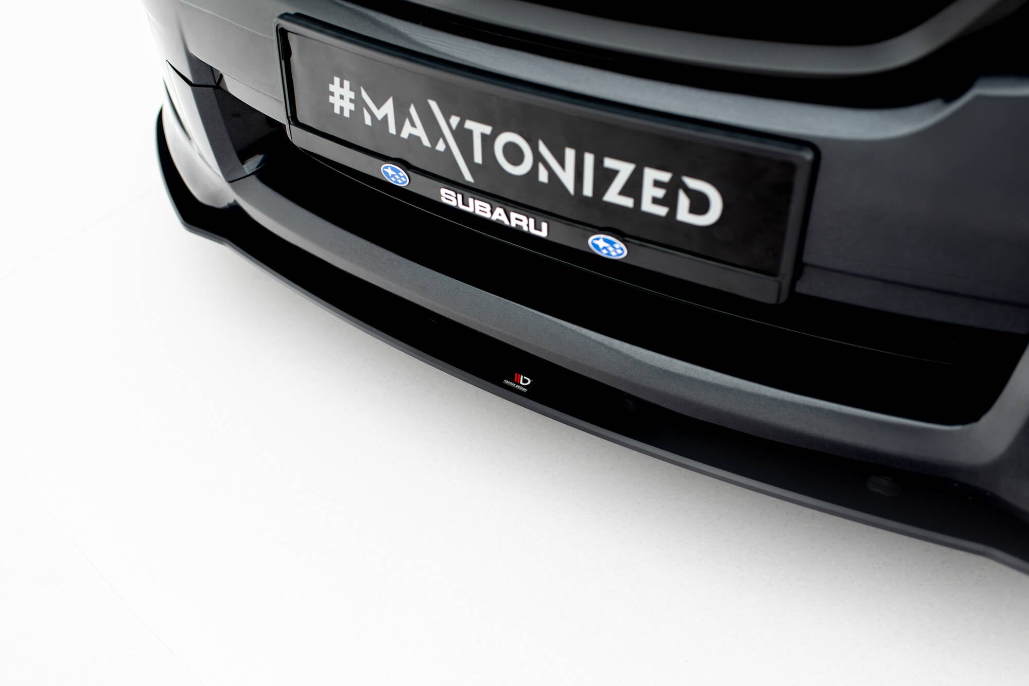 Maxton Design Street Pro Street+ Spoilerlippe Front Ansatz passend für Subaru Impreza WRX STI Mk3 Facelift