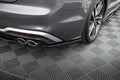 Maxton Design Heck Ansatz Flaps Diffusor passend für Audi S5 Sportback / Coupe F5 Facelift schwarz Hochglanz