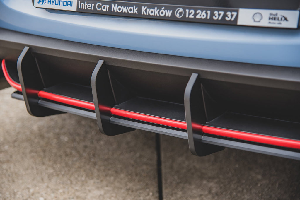 Maxton Design Robuste Racing Heckschürze V.1 passend für Hyundai I30 N Mk3 Hatchback