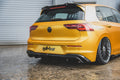 Maxton Design Spoiler CAP V.2 passend für VW Golf Hatchback Mk8 / Mk8 Facelift schwarz Hochglanz