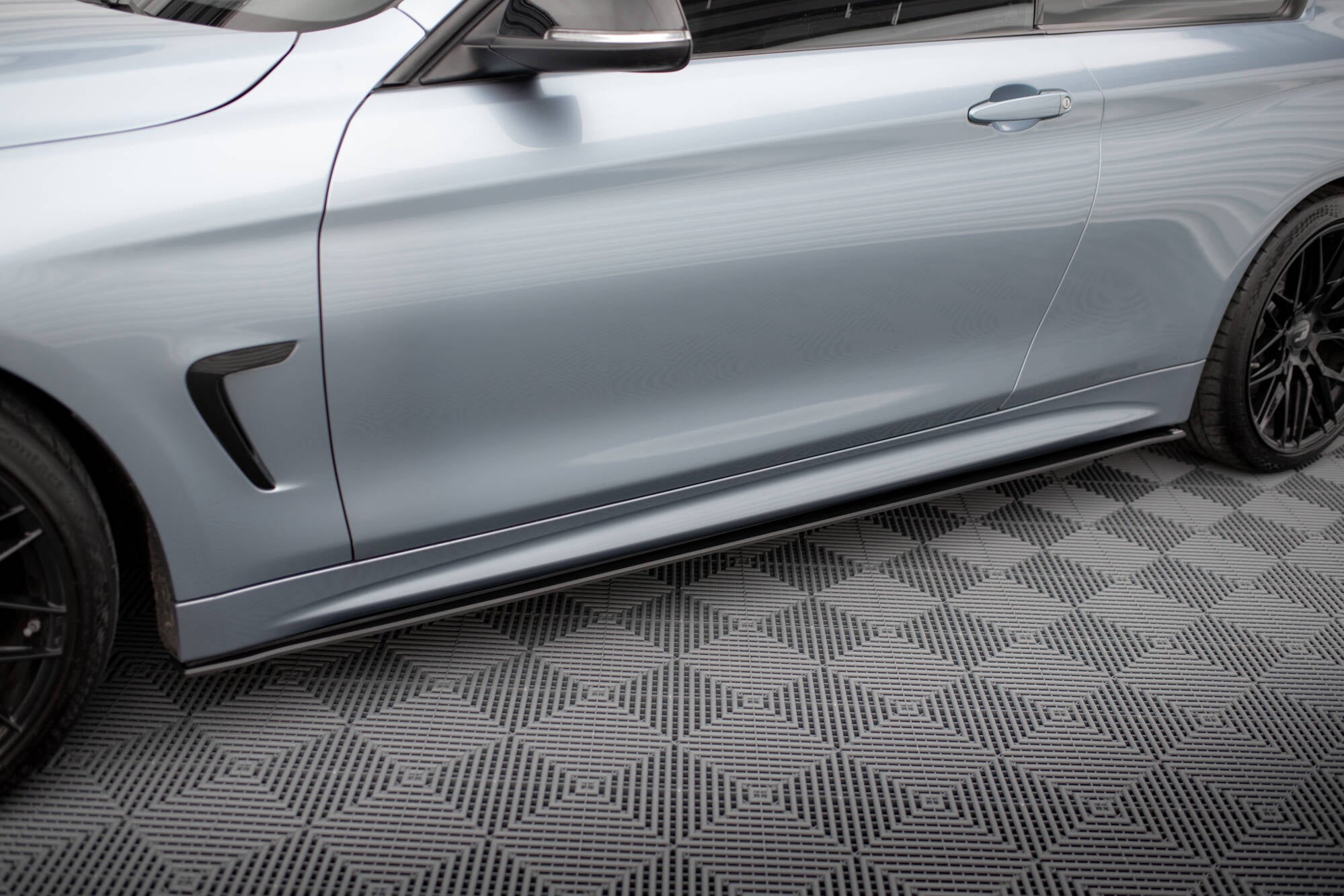 Maxton Design Street Pro Street+ Seitenschweller Leisten passend für BMW 4er Coupe / Gran Coupe / Cabrio M-Paket F32 / F36 / F33