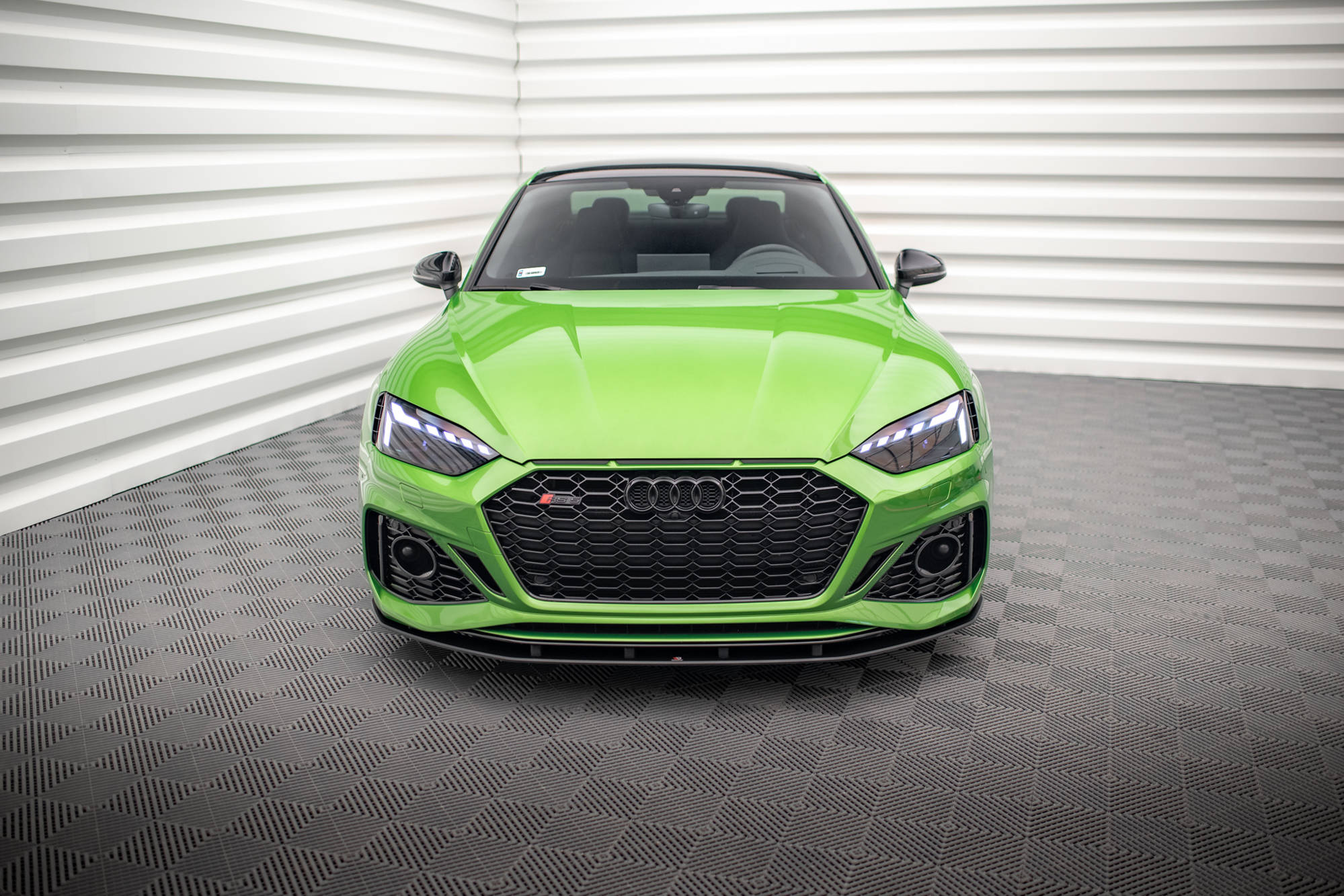 Maxton Design Street Pro Street+ Spoilerlippe Front Ansatz passend für Audi RS5 F5 Facelift