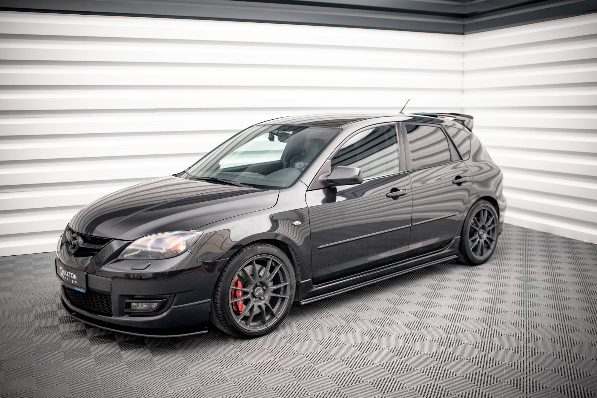 Maxton Design Street Pro Street+ Seitenschweller Leisten passend für Mazda 3 MPS Mk1