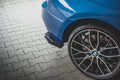 Maxton Design Street Pro Heck Ansatz Flaps Diffusor + Flaps passend für BMW M135i F20 schwarz Hochglanz