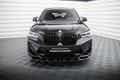 Maxton Design Street+ Spoilerlippe Front Ansatz V.1 passend für BMW X3 M F97 Facelift schwarz Hochglanz