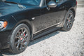 Maxton Design Street+ Seitenschweller Leisten passend für Abarth 124 Spider schwarz Hochglanz