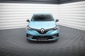 Maxton Design Street+ Spoilerlippe Front Ansatz V.2 passend für Renault Clio R.S. Line Mk5 schwarz Hochglanz