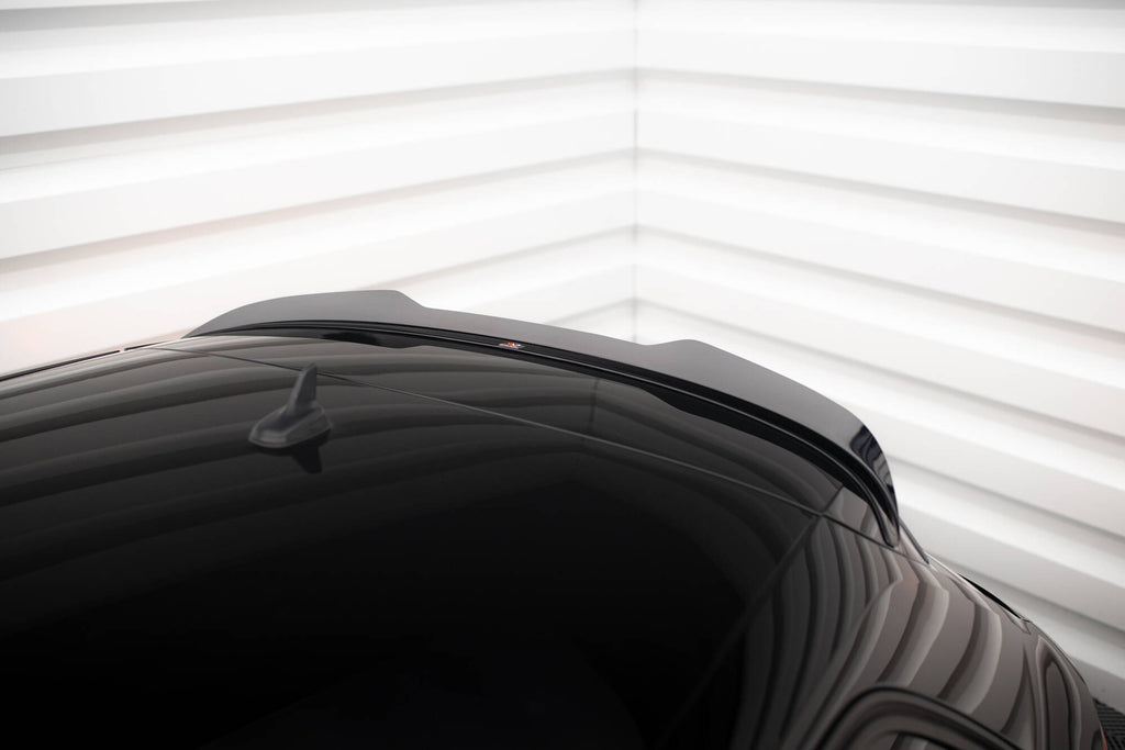 Maxton Design Spoiler CAP passend für Audi A3 Sportback 8V Facelift schwarz Hochglanz