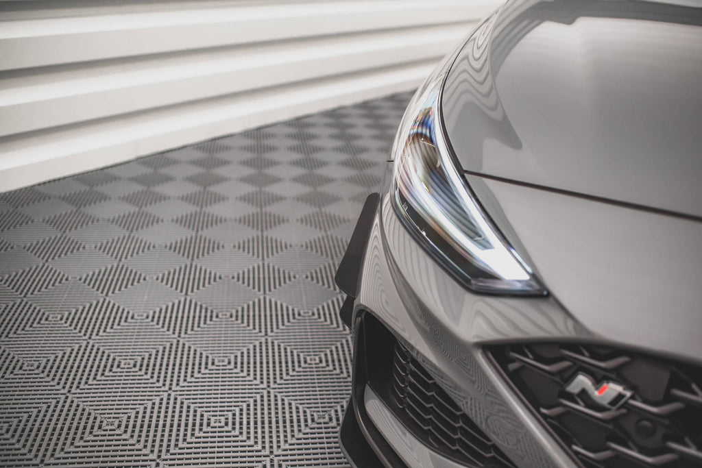 Maxton Design Stoßstangen Flaps Wings vorne Canards passend für Hyundai I30 N / I30 N-Line Hatchback/Fastback Mk3 Facelift