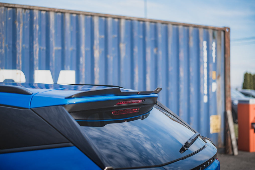 Maxton Design Spoiler CAP passend für Peugeot 2008 Mk2 schwarz Hochglanz